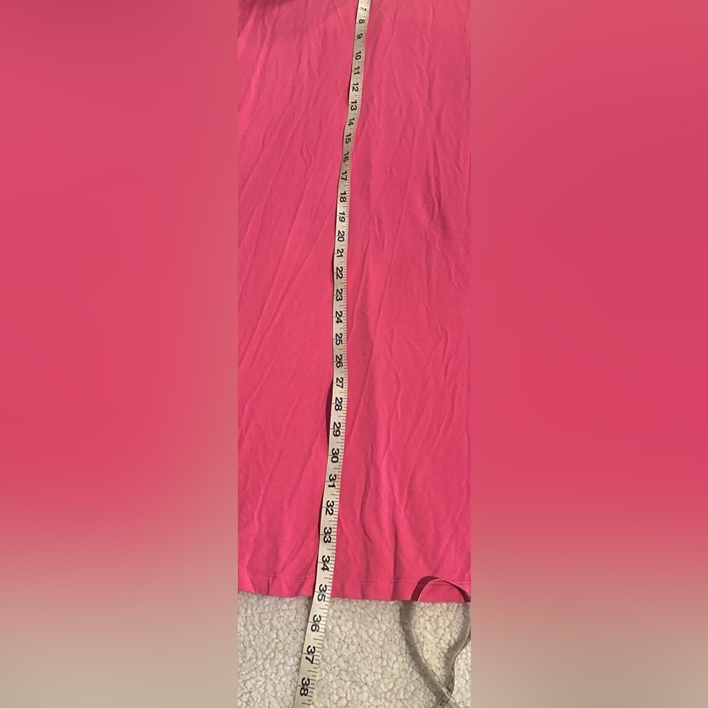 Time and Tru Women’s Pink Short Sleeve Dress size X-Large (16-18) with Pockets - Picture 11 of 11